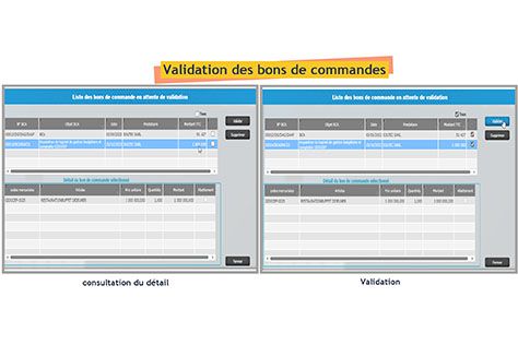 capture de traitement de GIDOCEP