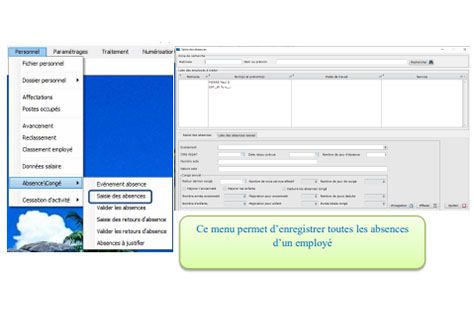 capture la PAIE: ERP_SOLTEC