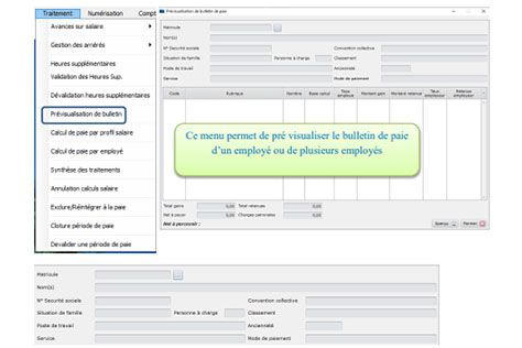 capture la PAIE: ERP_SOLTEC
